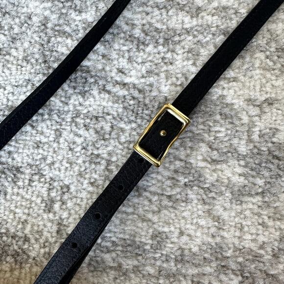 Dooney & Bourke  Rare Vintage Navy Leather Mini Crossbody Bag - Picture 11 of 15